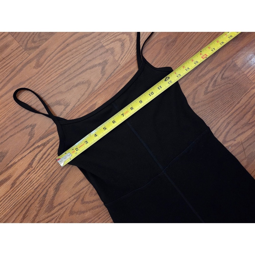 Wilfred Free Aritzia Black Flare Leg Jumpsuit XS‎ Adjustable Straps Bell Bottom - Picture 4 of 8